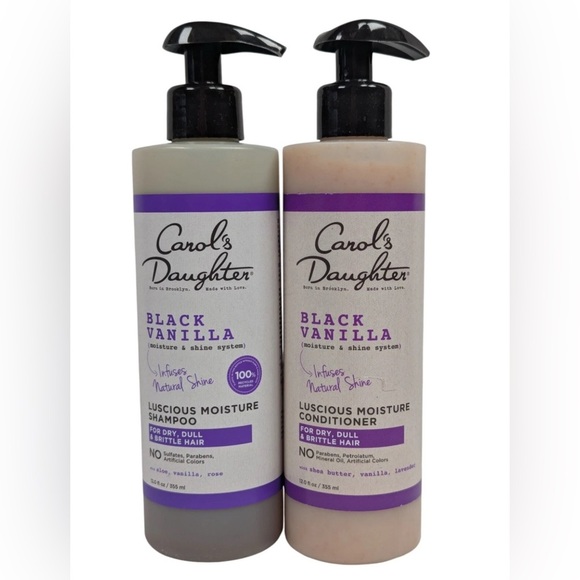 CAROLS DAUGHTER Black Vanilla Shampoo & Conditioner Set 12oz each - Picture 2 of 5
